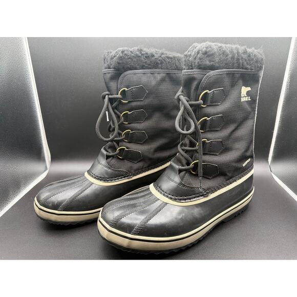 Sorel Mens 1964 Pac Nylon Winter Boots Size 10.5 Waterproof Snow Duck Boots